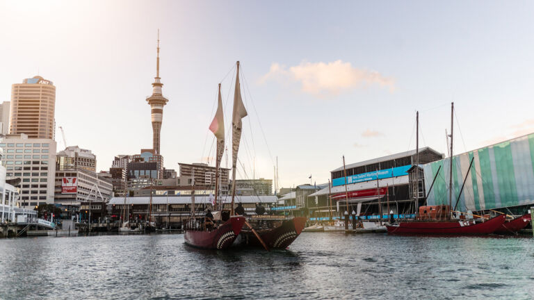 Waka at Auckland Maritime Museum
