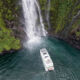 Waterfalls in Milford Sound